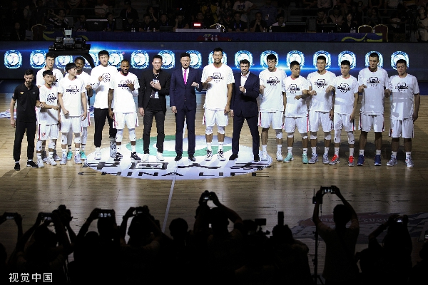 cba广东和辽宁_2019-2020赛季CBA聯賽开幕式 广东男篮 遼甯隊