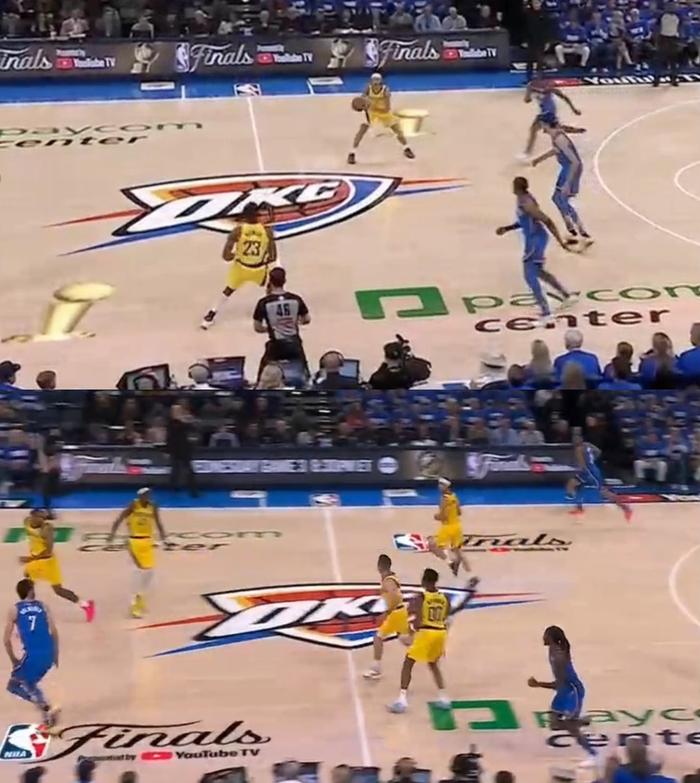 NBA總決賽地板logo投射_球員呼籲更换地板logo_nba总决赛地板