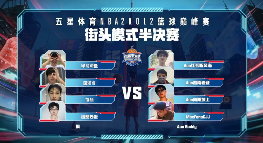 Auo Buddy MacFans憨憨晋级总决赛_nba2ol_五星體育NBA2K Online2籃球巅峰赛半决赛结果
